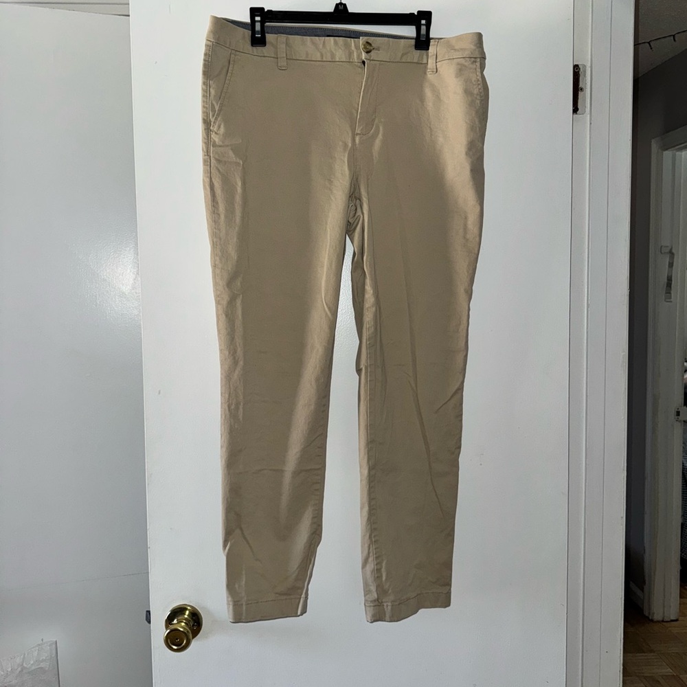 Womens Tan Pants Tommy Hilfiger